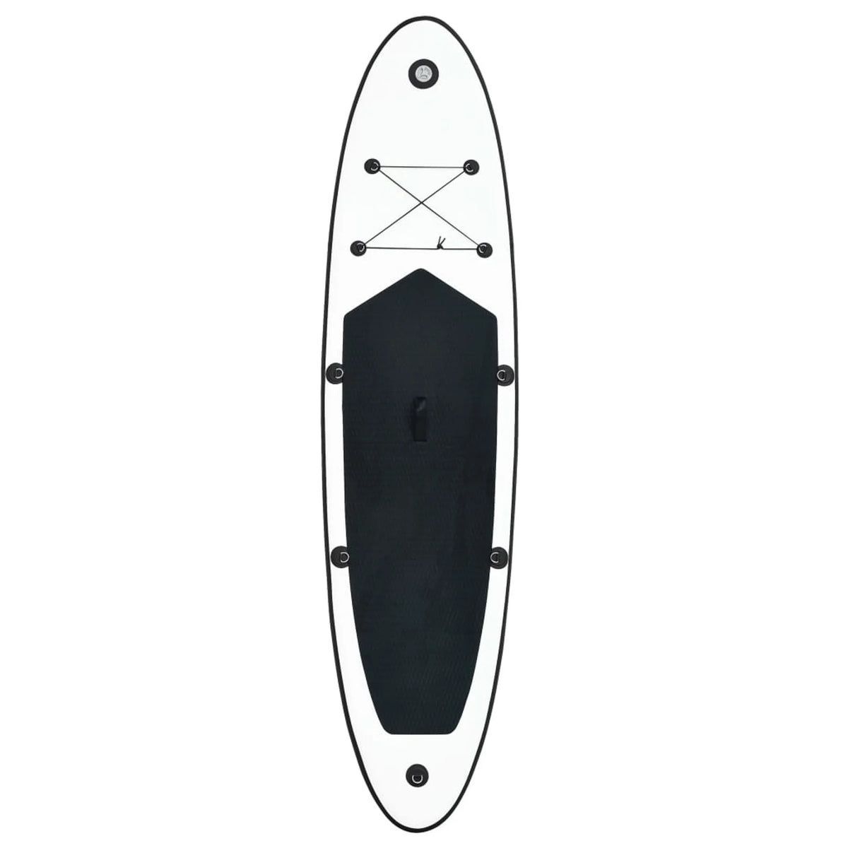 Inflatable Paddleboard Set Black and White B777