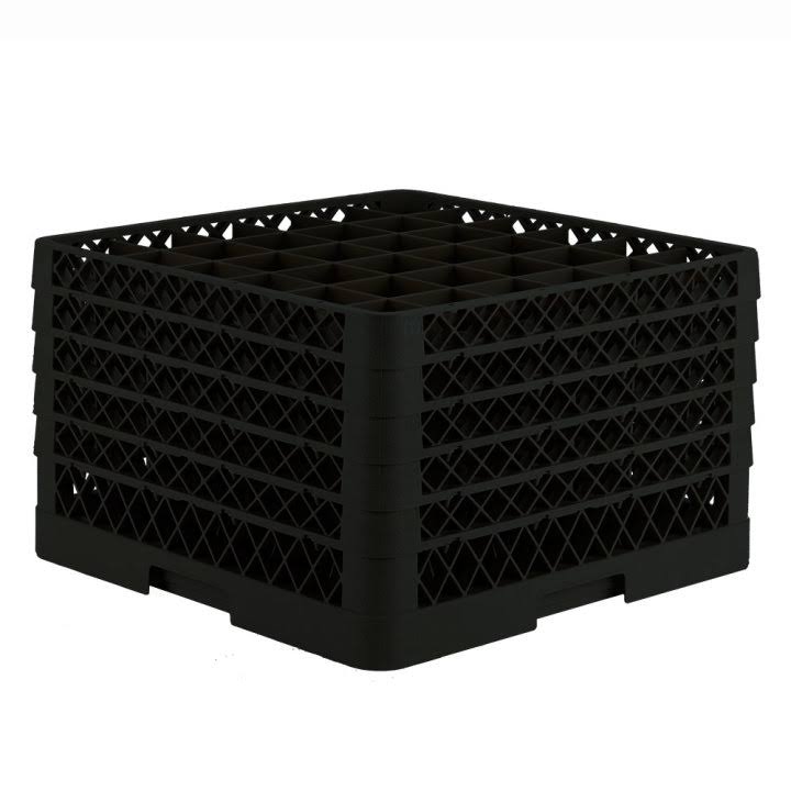 Black 36 Compartment Rack with 4 Extenders K617773