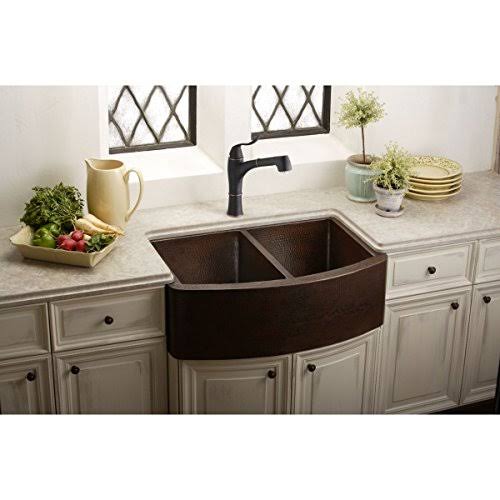 Oil Rubbed Bronze Pull Out Kitchen Faucet Y444