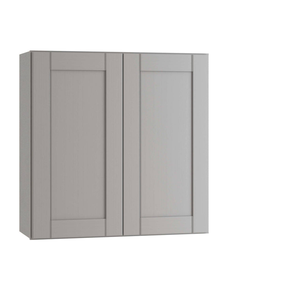Volcano Gray Thermofoil Wall Cabinet 30-in W x 30-in H x 12-in D G6638