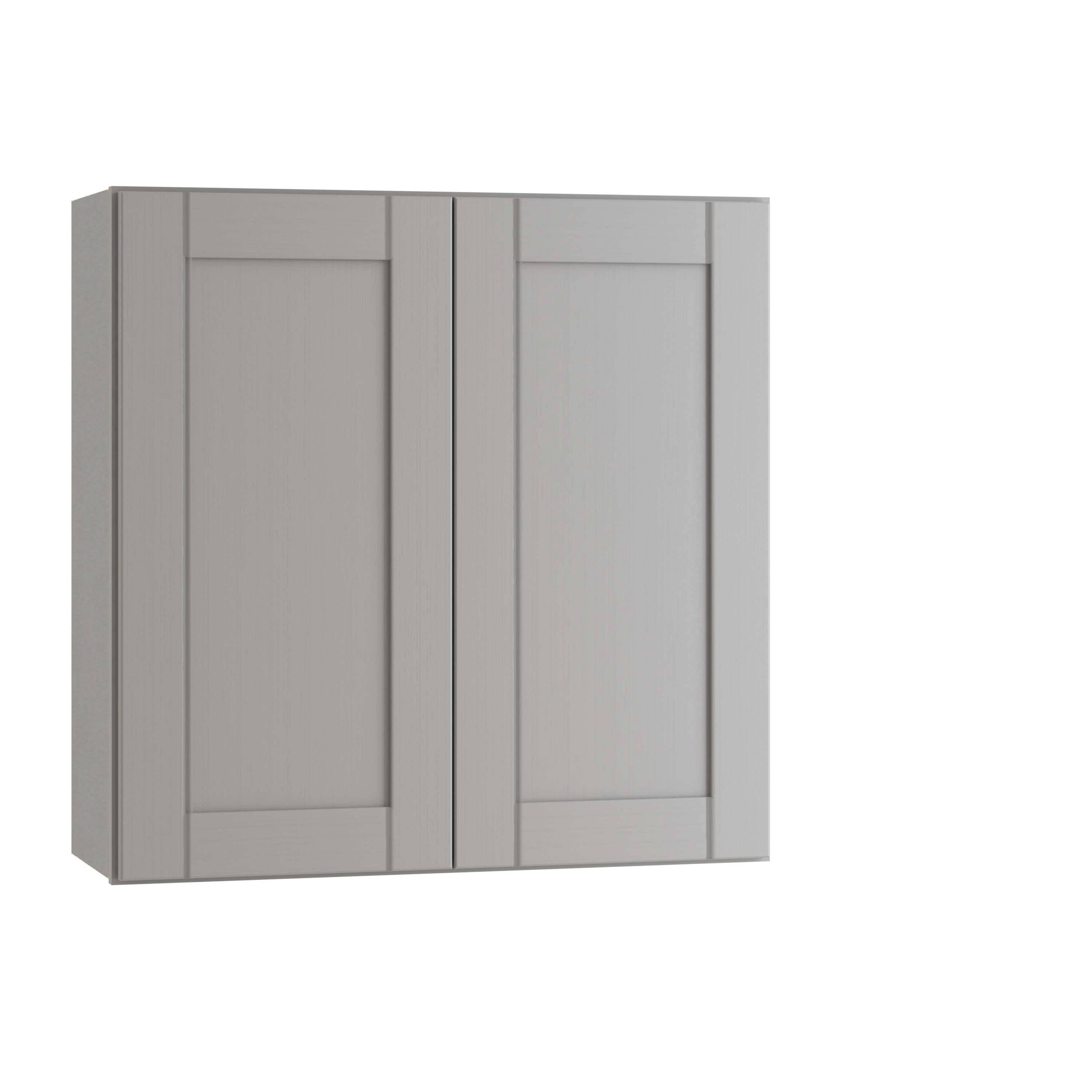 Volcano Gray Thermofoil Wall Cabinet 30-in W x 30-in H x 12-in D G6638