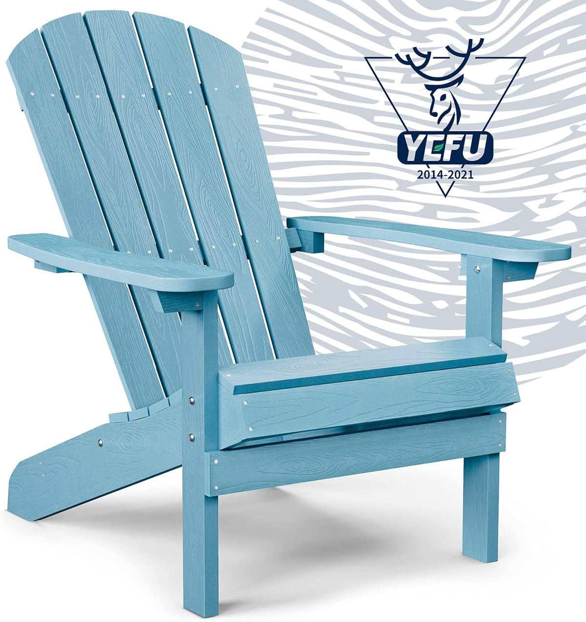 Grey Plastic Adirondack Chair Y6934