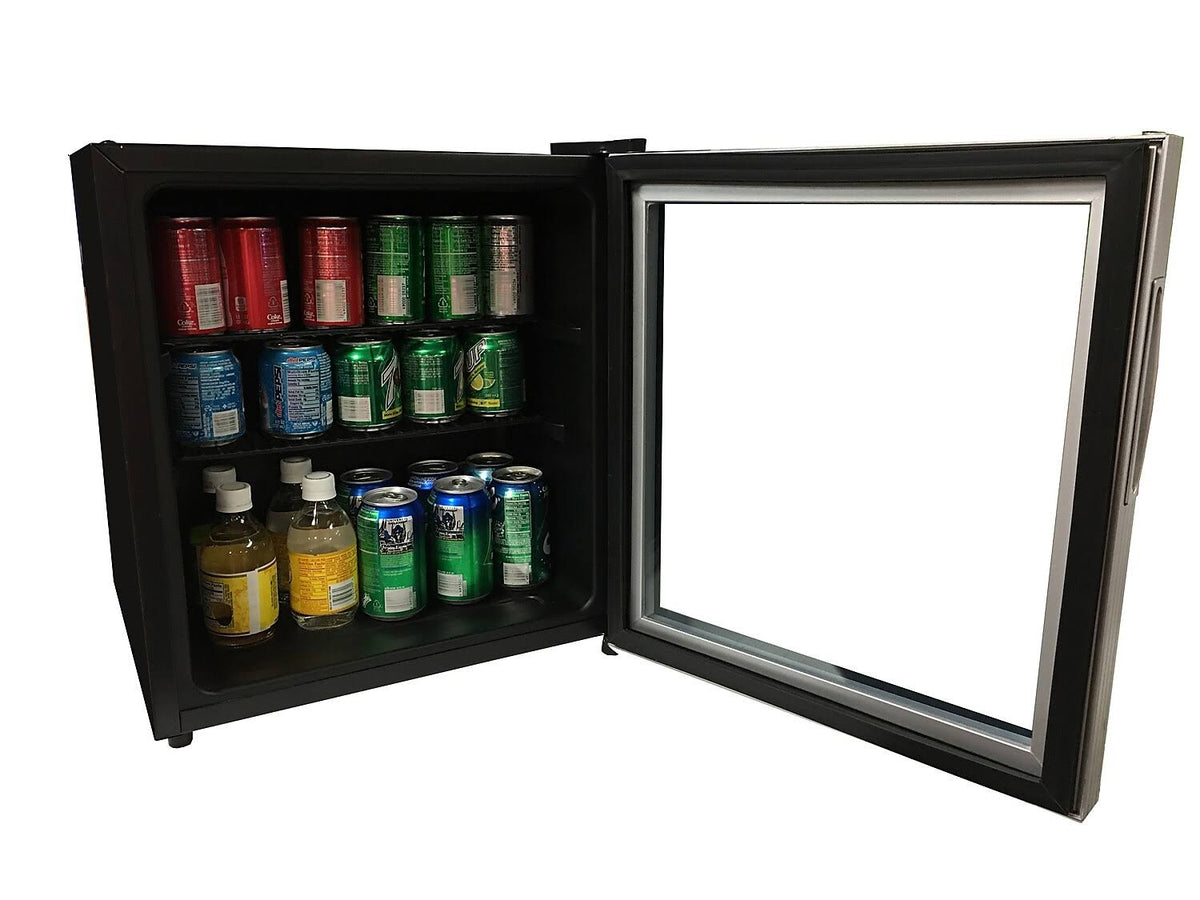 1.6 cu ft Black Refrigerator B3766