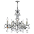 Polished Chrome Crystal Chandelier V541080