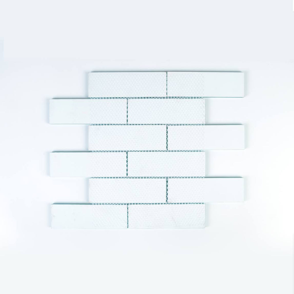 Aqua Blue Glass Mosaic Subway Tile 5 sqft B207708