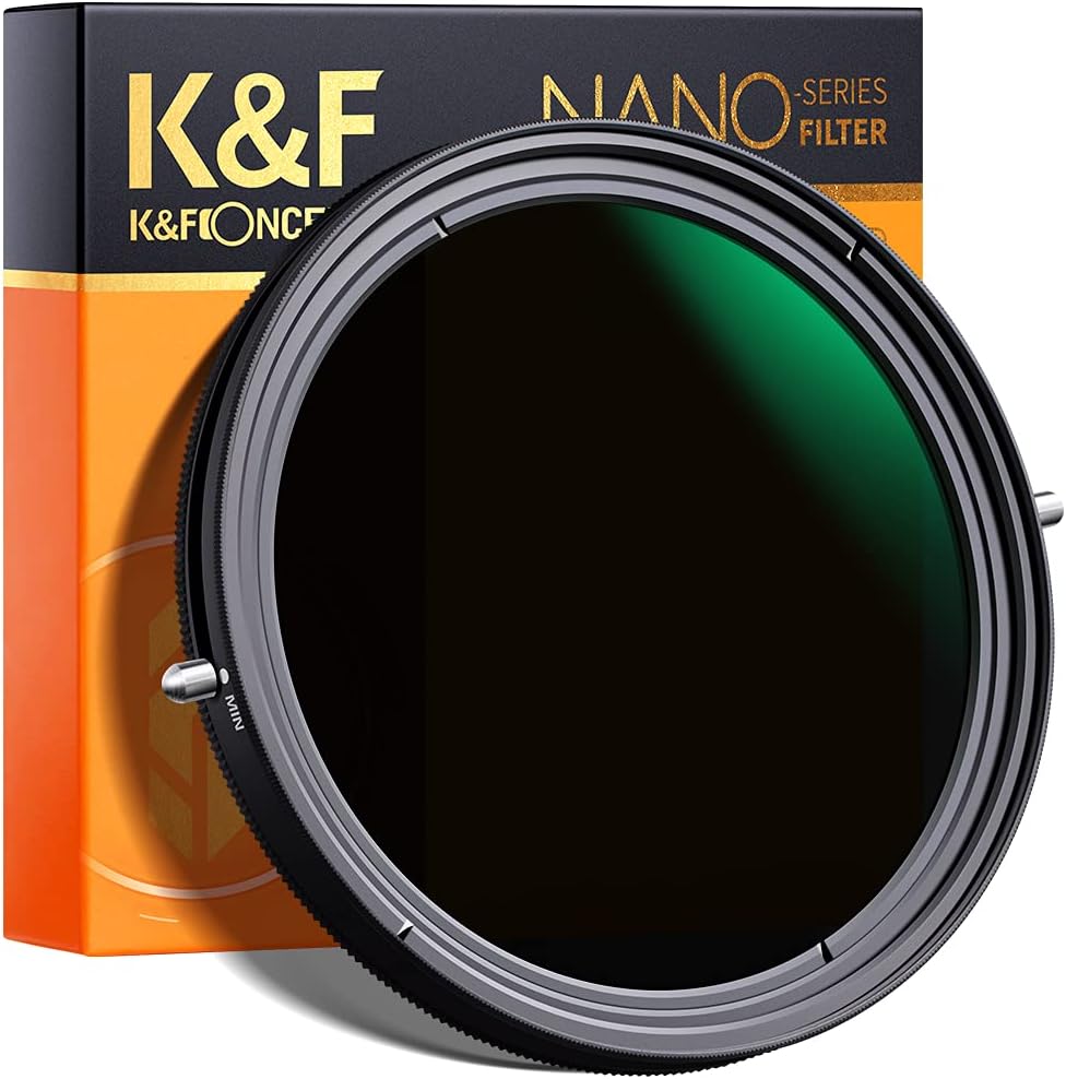 49mm Variable Fader ND2-ND32 ND Filter and CPL Circular Polarizing Filter 2 in 1 Pack of 2 S555