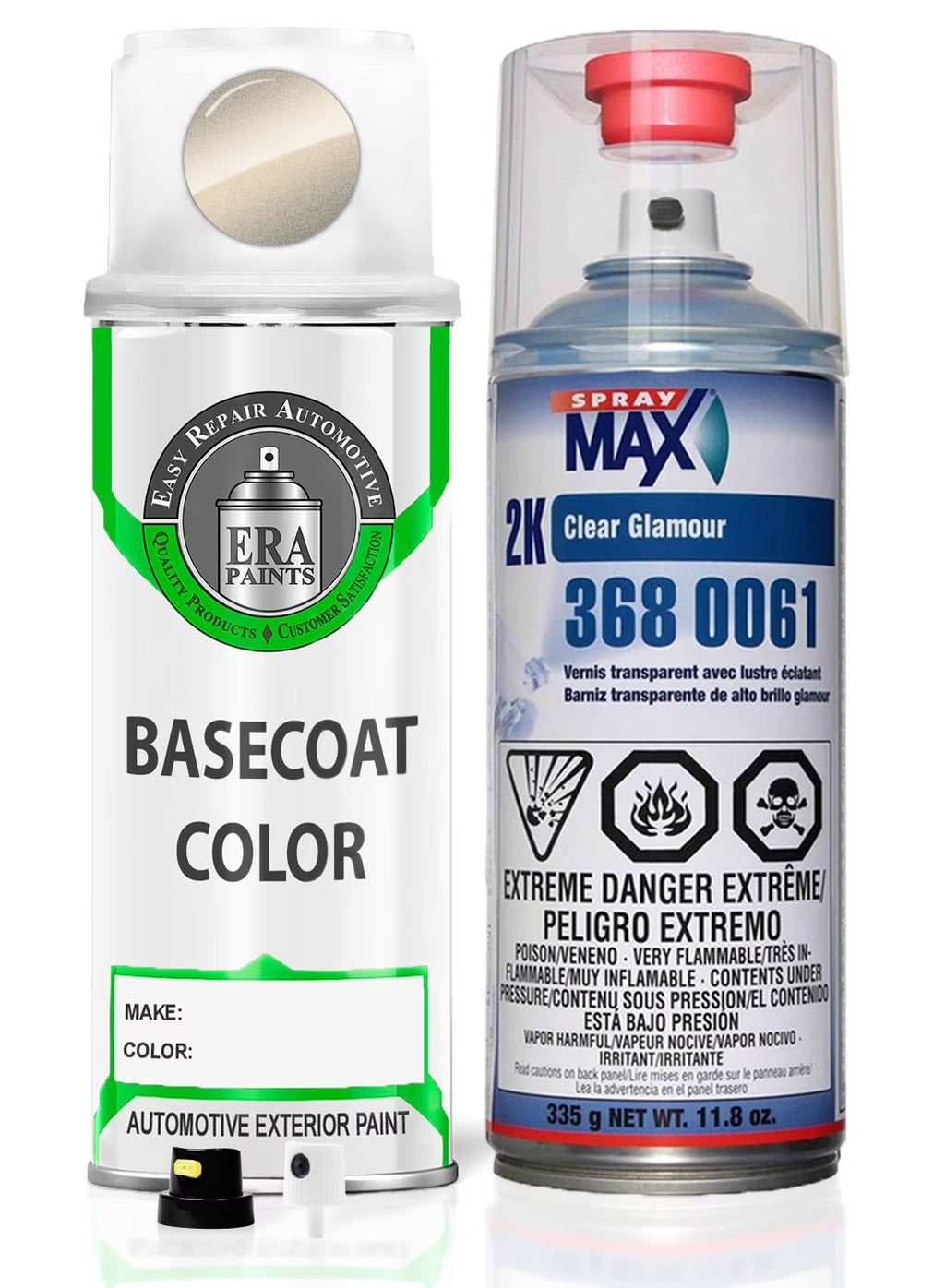 Aerosol Spray Touch Up Paint and SprayMax 2K Clearcoat Q393533