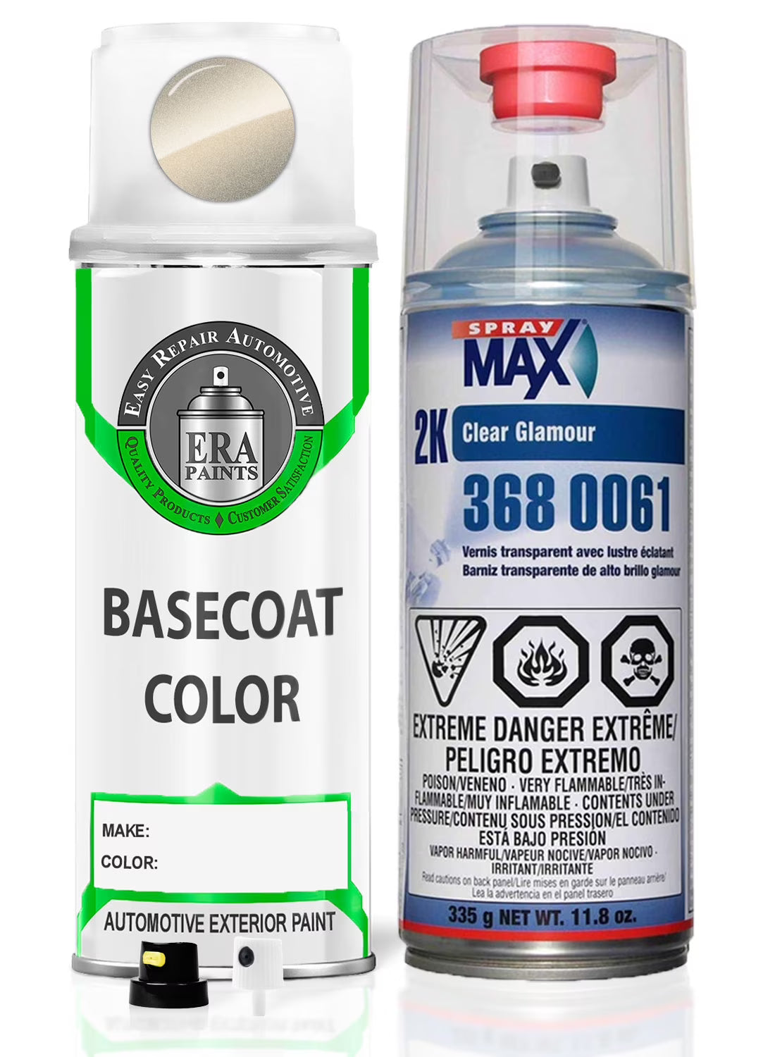 Aerosol Spray Touch Up Paint and SprayMax 2K Clearcoat Q393533
