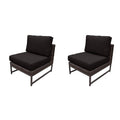 Black Armless Sofa Q782608