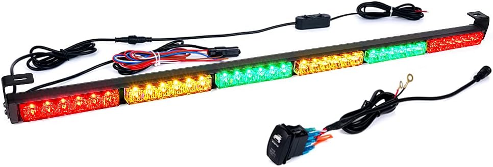 36 Rear LED Chase Light Bars with Strobe Brake Reverse Turn Signal F656359