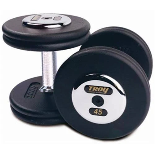 Black Chrome Pro-Style Cast Dumbbells O37563