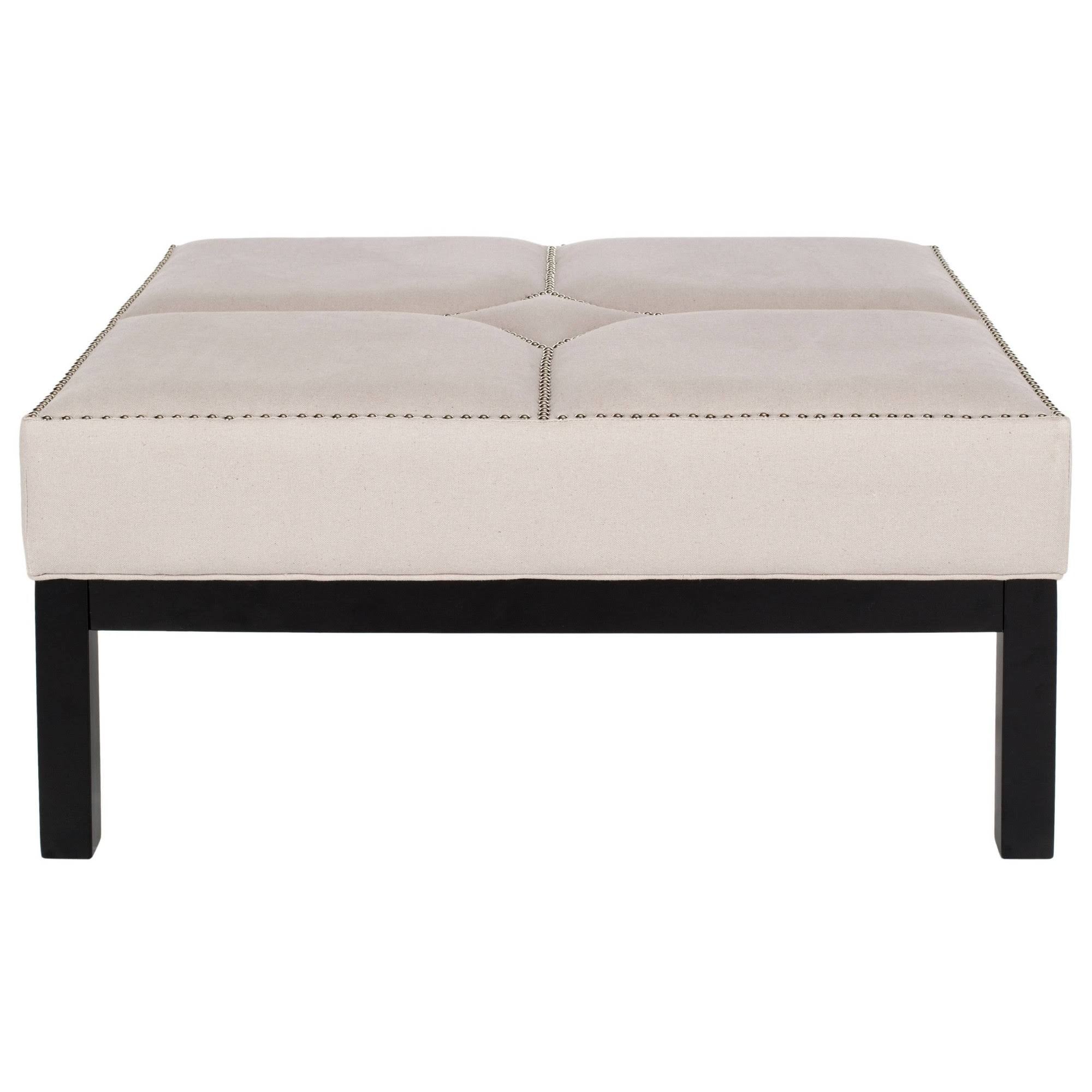 Taupe Cocktail Ottoman V264492