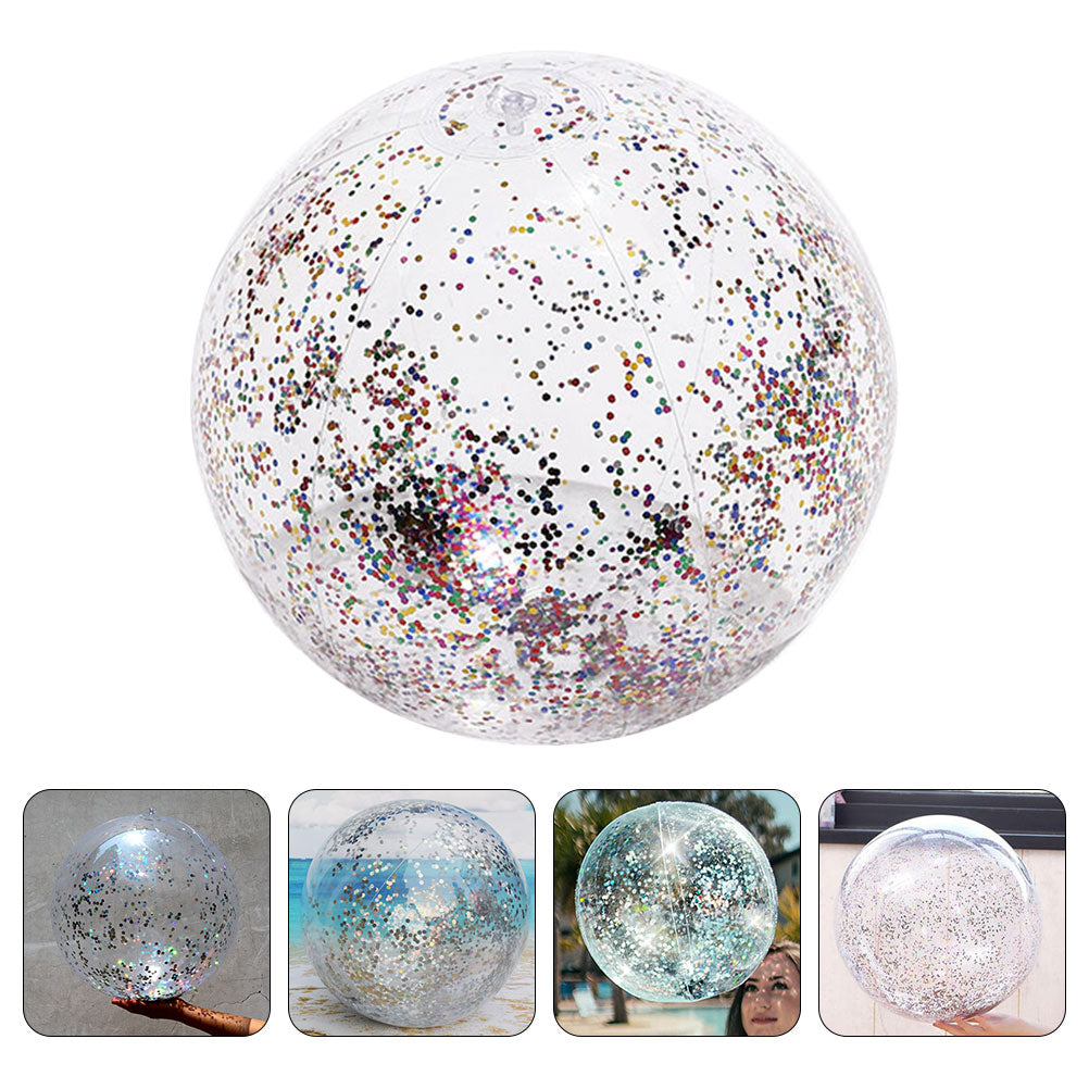 Inflatable Transparent PVC Beach Ball Q202