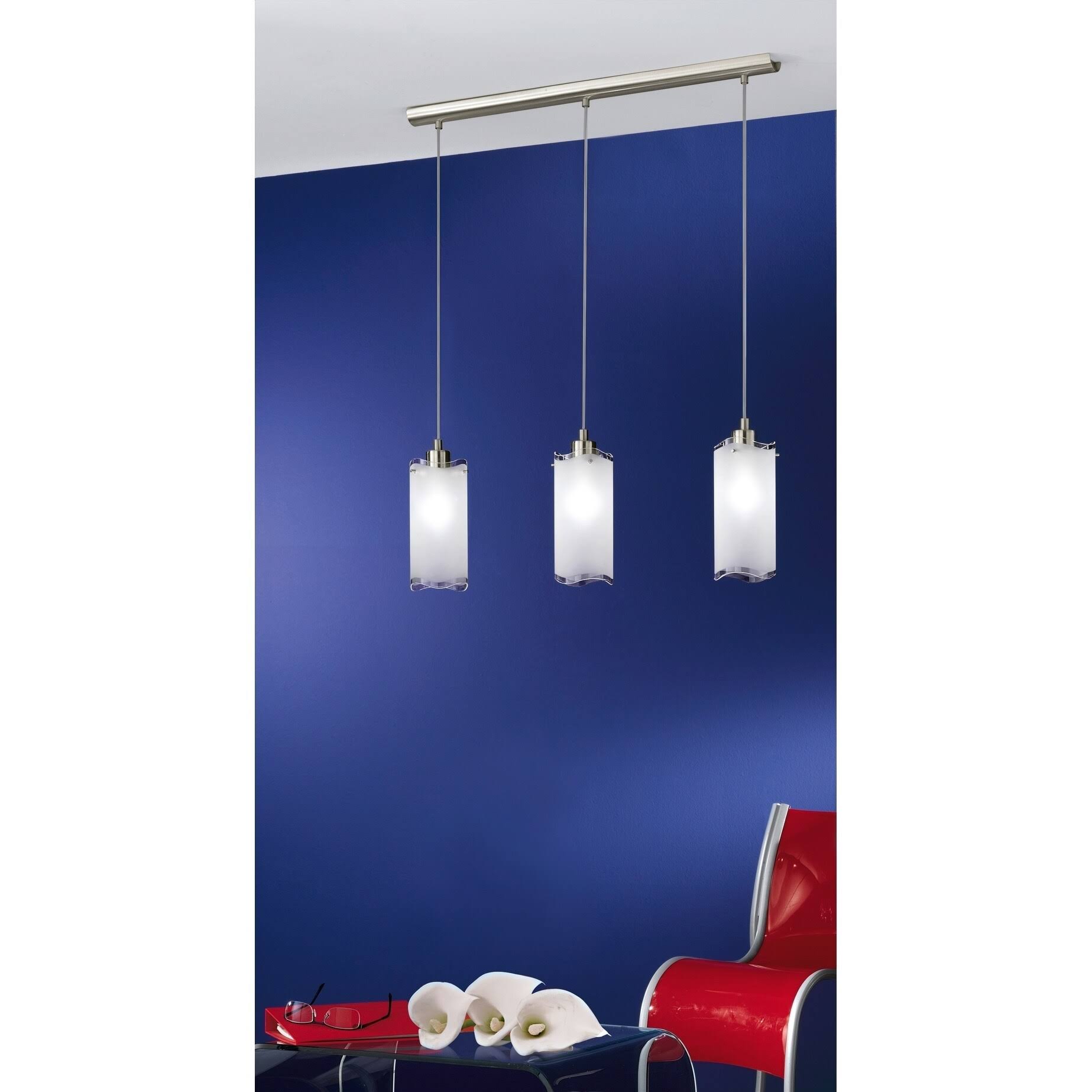 Matte Nickel Island Light U3176