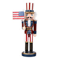 Patriotic Wooden Nutcracker Soldier Decoration Doll E1291