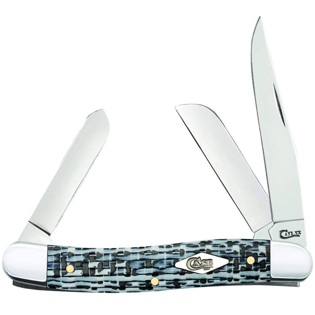 Stockman White/Black CF Knife G2163