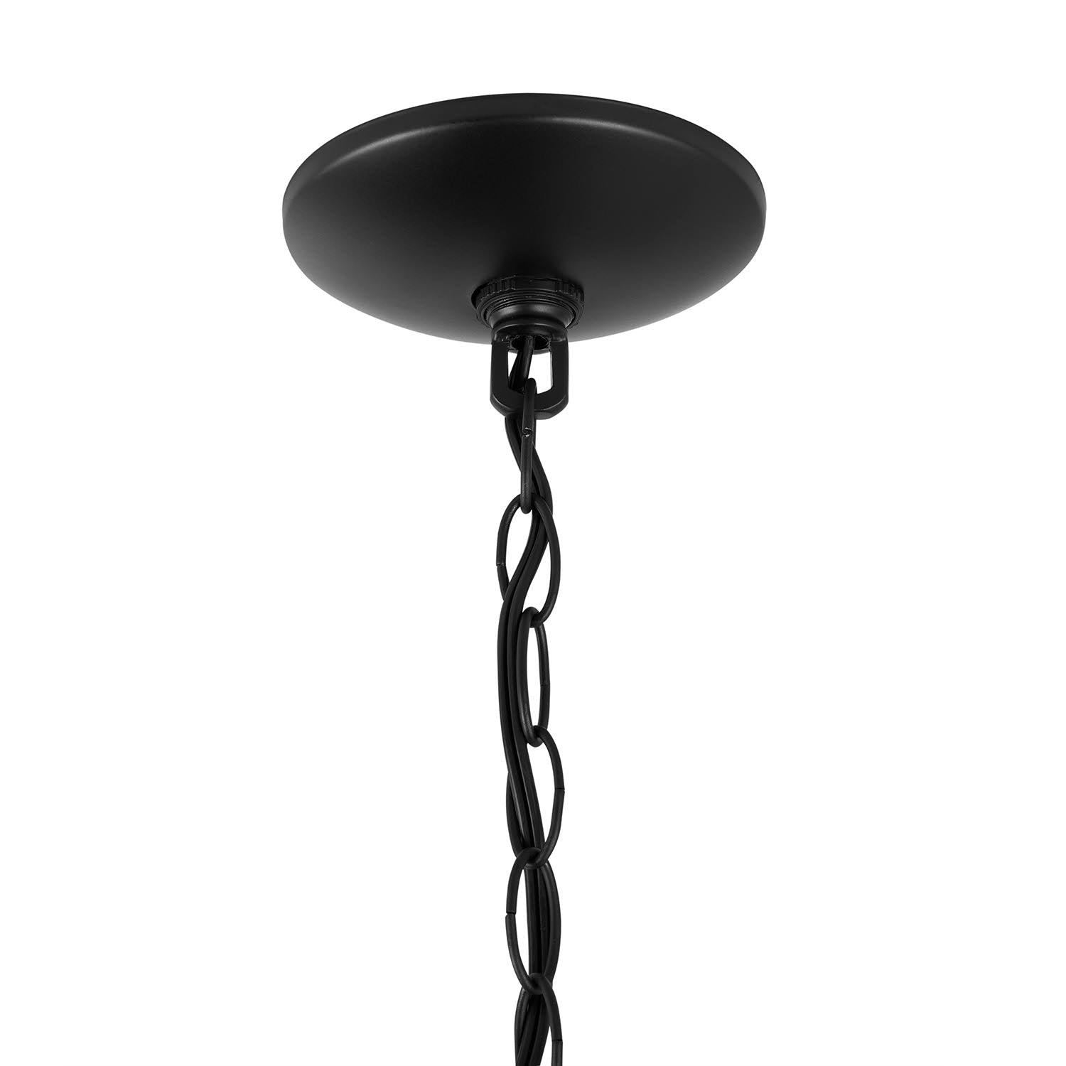 Matte Black 3 Light Foyer A77728