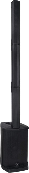 Portable Line Array PA System with Sub Bass Module, TWS Bluetooth, Built-in 3-channel Mixer, Carry Bag Y1624
