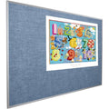 Blue Wall Mounted Bulletin Board P681