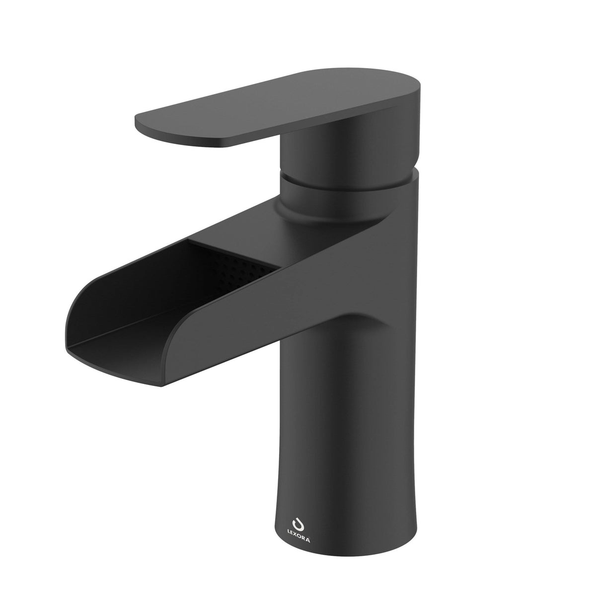 Matte Black Stainless Steel Single Hole Waterfall Bathroom Faucet R690978