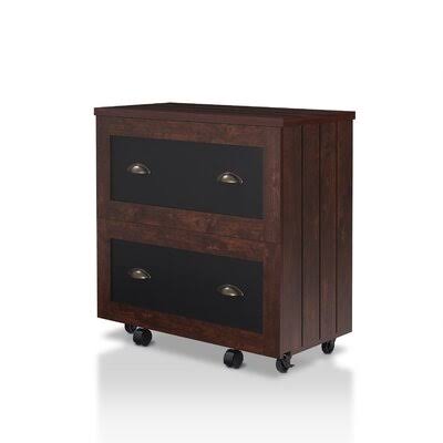 Brown 2-Drawer Lateral Filing Cabinet U11072