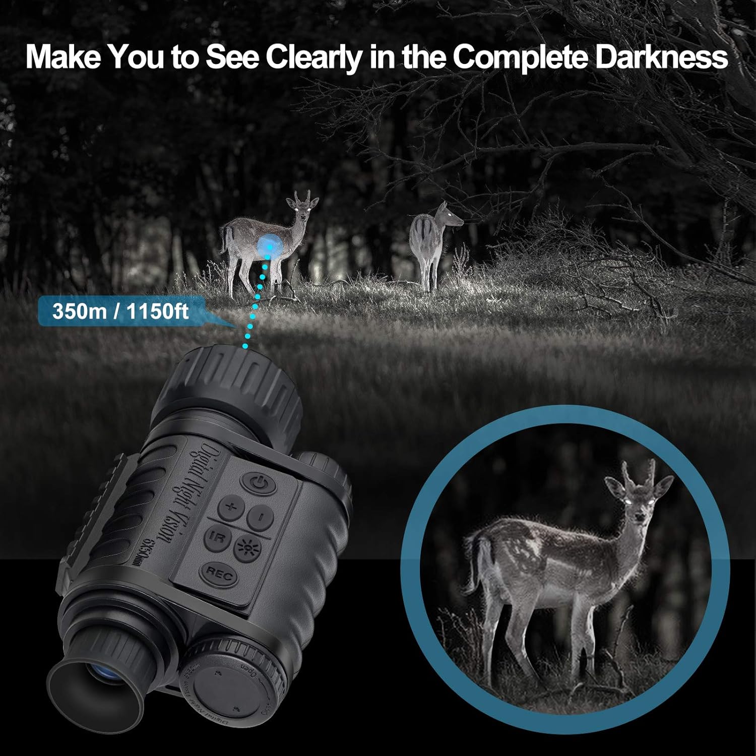 Night Vision Monocular 6x50mm with 1.5 inch TFT LCD L463244