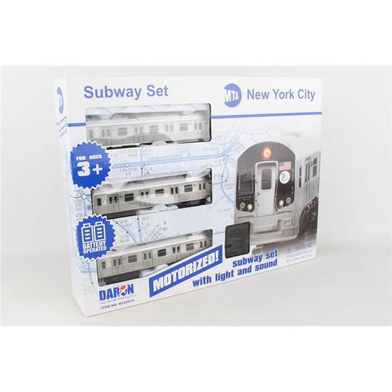 Battery Operated Train Set with Track (3 Pieces) R296260