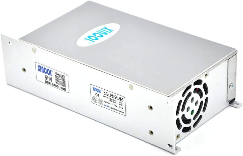 AC to DC Converter 500W Switching Power Supply Transformer Regulated, Pack of 2 W741231