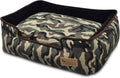 Camouflage Lounge Dog Bed - Green - Large Q388