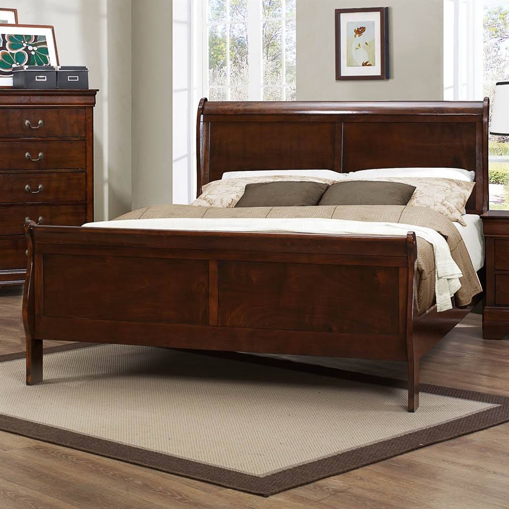 California King Sleigh Bed J8387