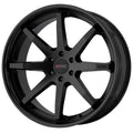 Satin Black 20x9 Wheel with Gloss Black Lip Z477