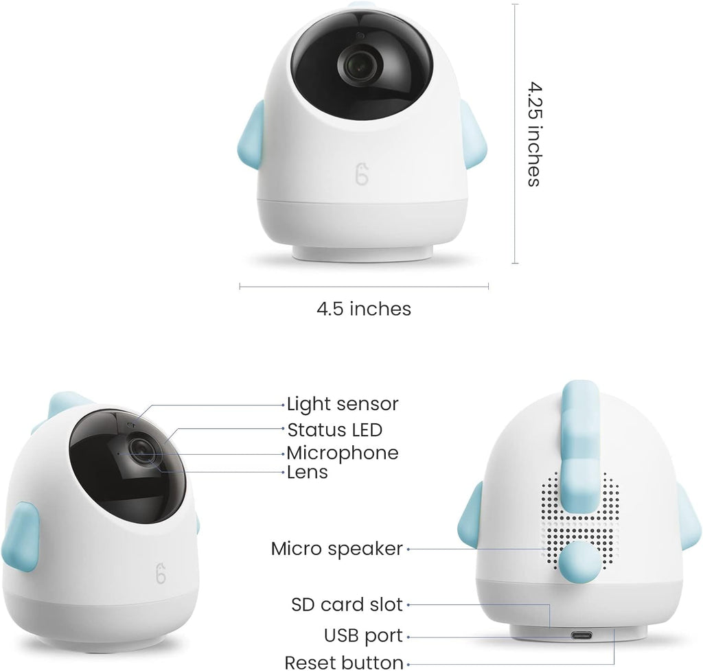 2K Baby Monitor with Camera and Audio and Night Vision J485822