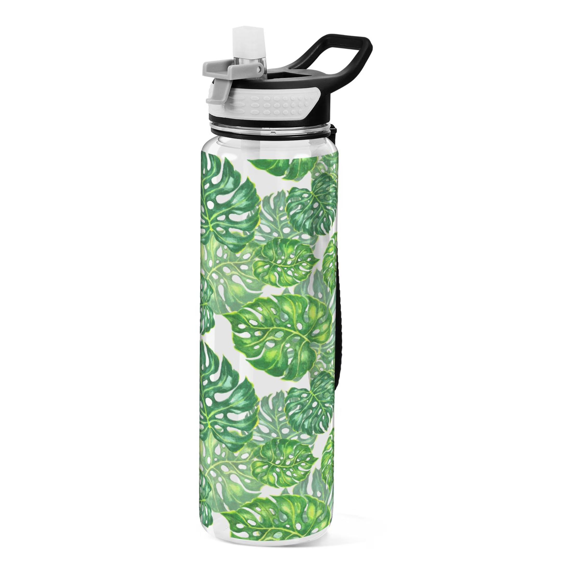 32oz Tritan Water Bottle with Straw Leakproof BPA Free Clear K7500