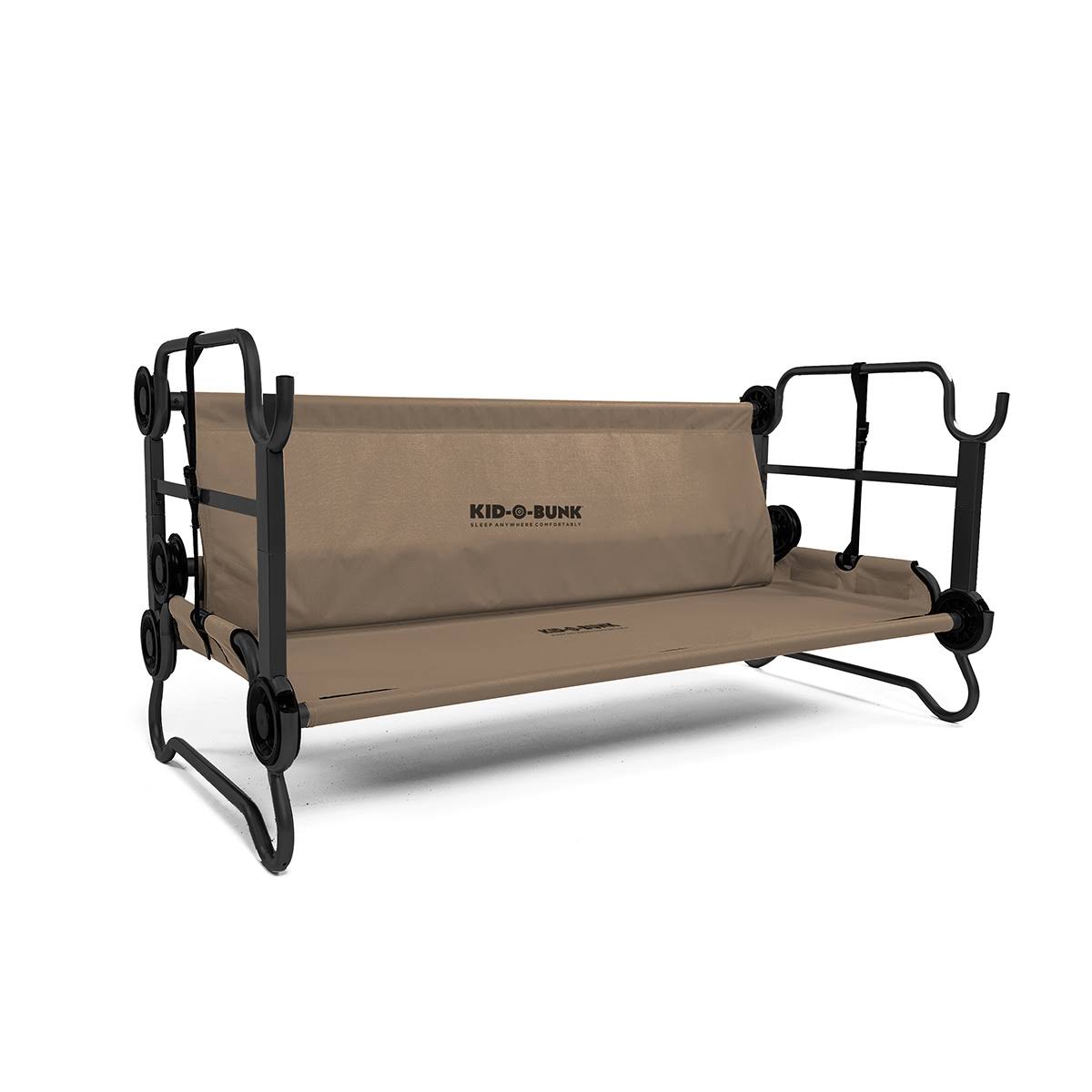 Tan Youth Double Camping Cot with Organizers J527532