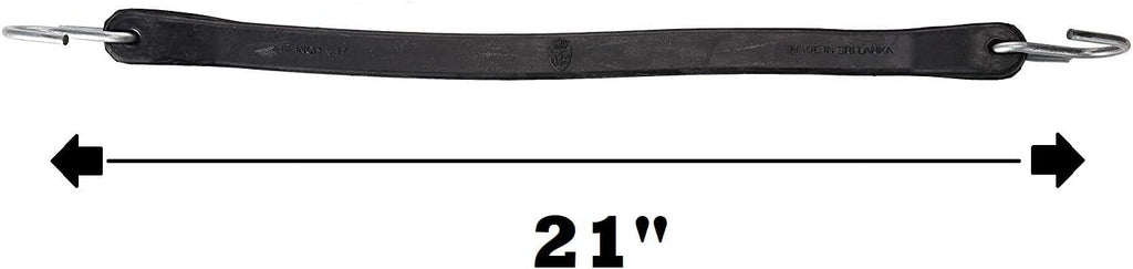 21" Rubber Bungee Cords with Hooks, Pack of 25 J380599