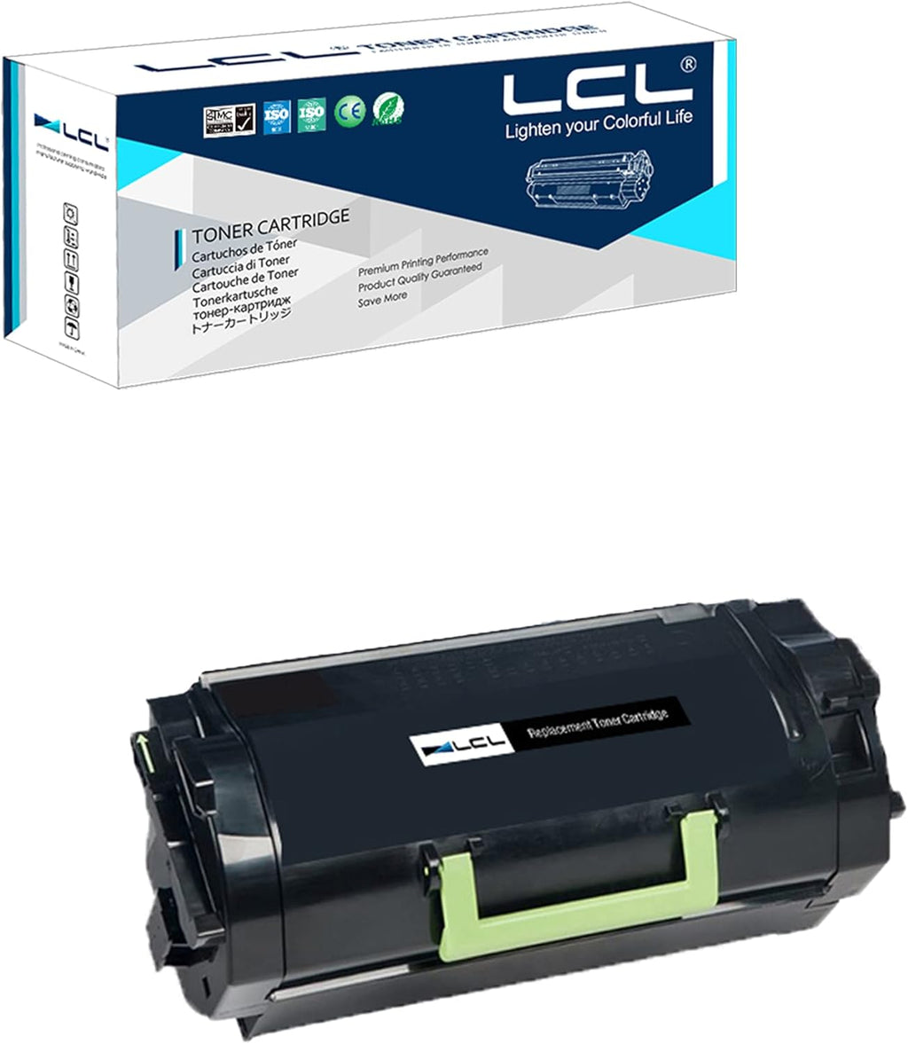 Compatible Toner Cartridge for Lexmark MX710DE MX711DE MX810DE (1-Pack Black) Pack of 2 V816