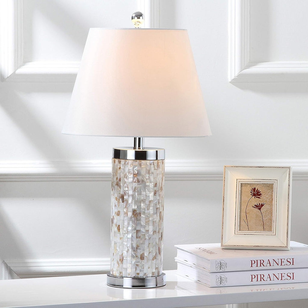 Ivory Shell Table Lamp Set of 2 W248