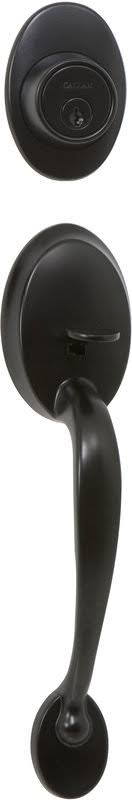 Oil Rubbed Bronze Double Cylinder Entrance Handleset I99821