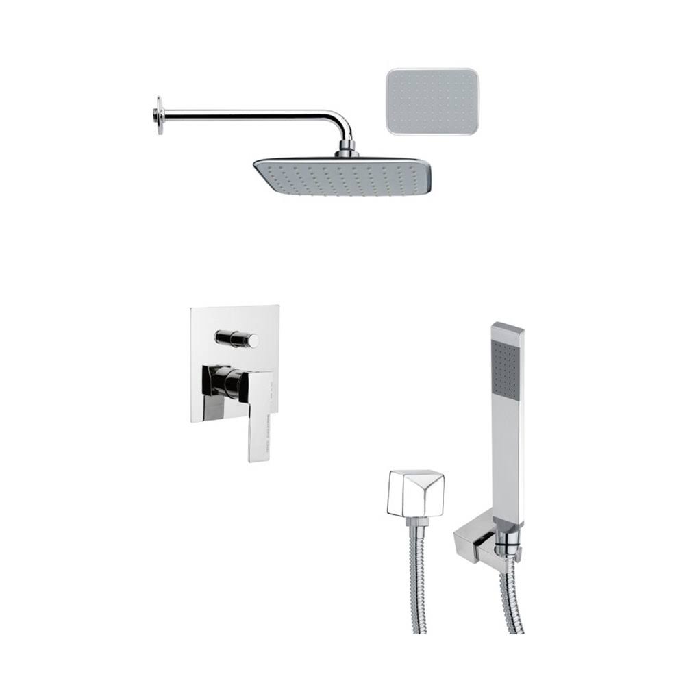 Polished Chrome Square Shower System B525978