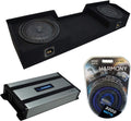 Dual 12" Loaded Sub Box Enclosure with Amplifier B40074