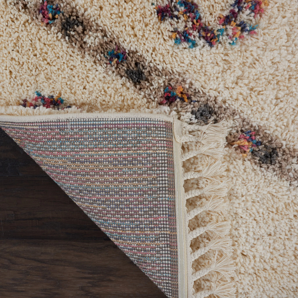 Ivory Shag Area Rug L22757