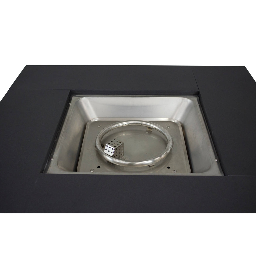 38 in. Square Gas Fire Pit Table W7591
