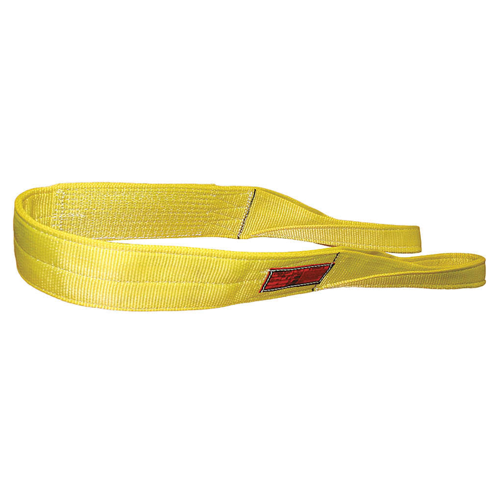 Web Sling, Flat Eye & Eye, 4 Ft., 34,000 lb. W2455
