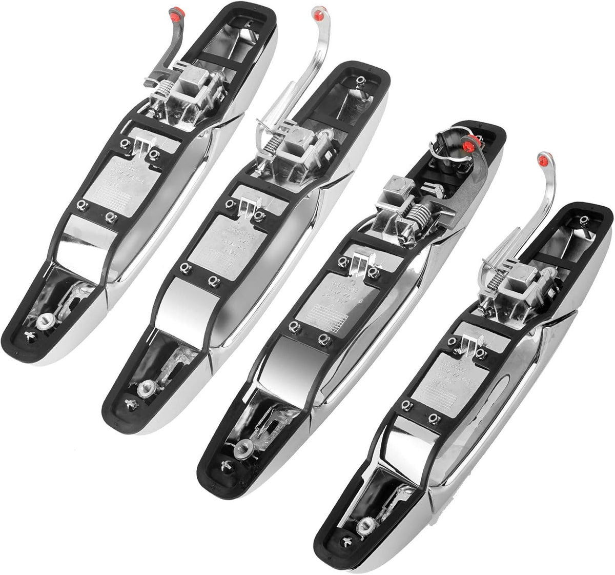Chrome Exterior Door Handle Set of 4 I244