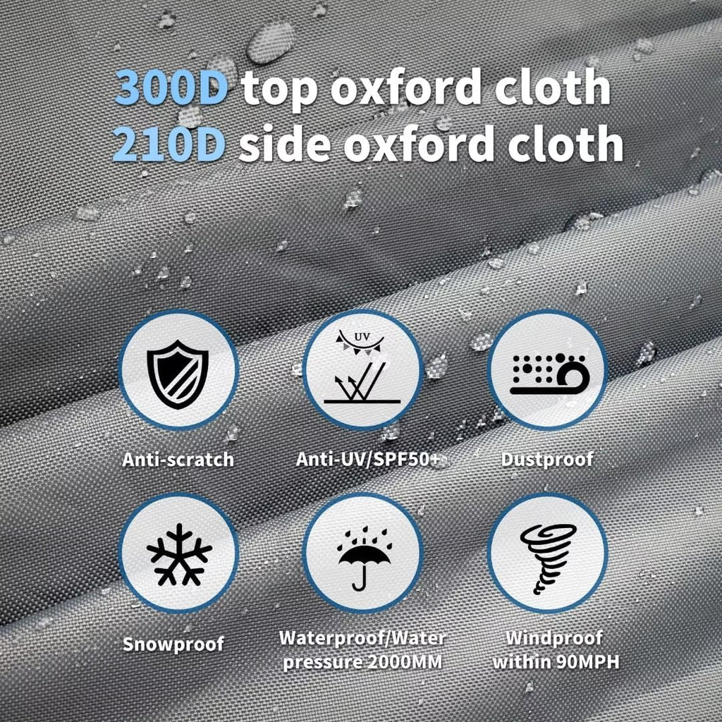 5-Layer Non-Woven Waterproof 600D Oxford Trailer Cover M2502
