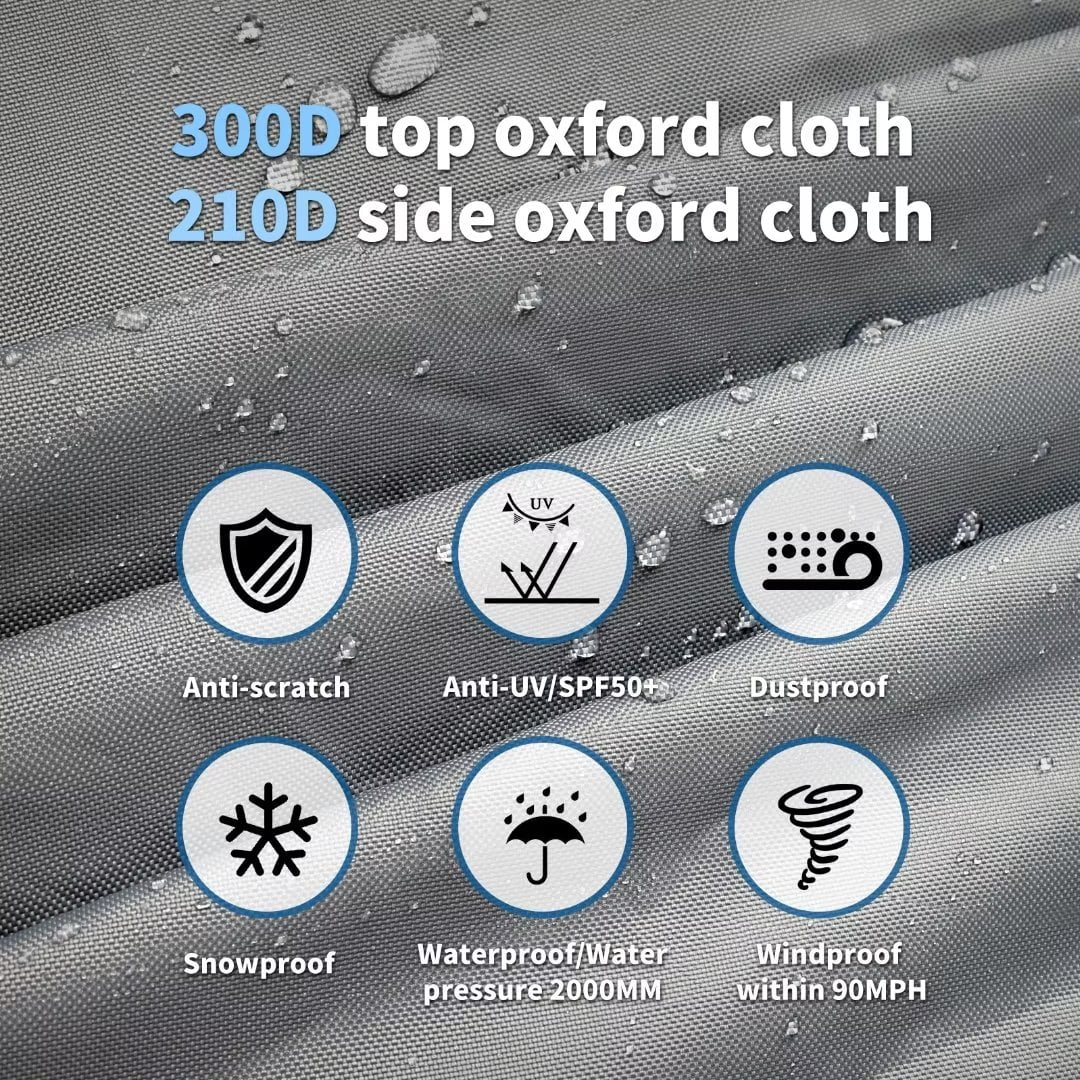 5-Layer Non-Woven Waterproof 600D Oxford Trailer Cover M2502