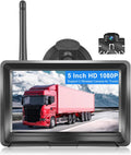 Wireless Backup Camera with 5 Inch HD 1080P Split Screen System, 2.4G Digital Signals, Pack of 2 Z258