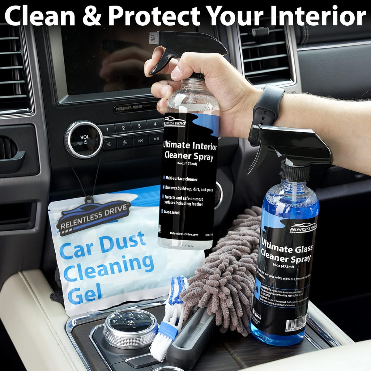 18pc Car Detailing Kit with Bucket A338