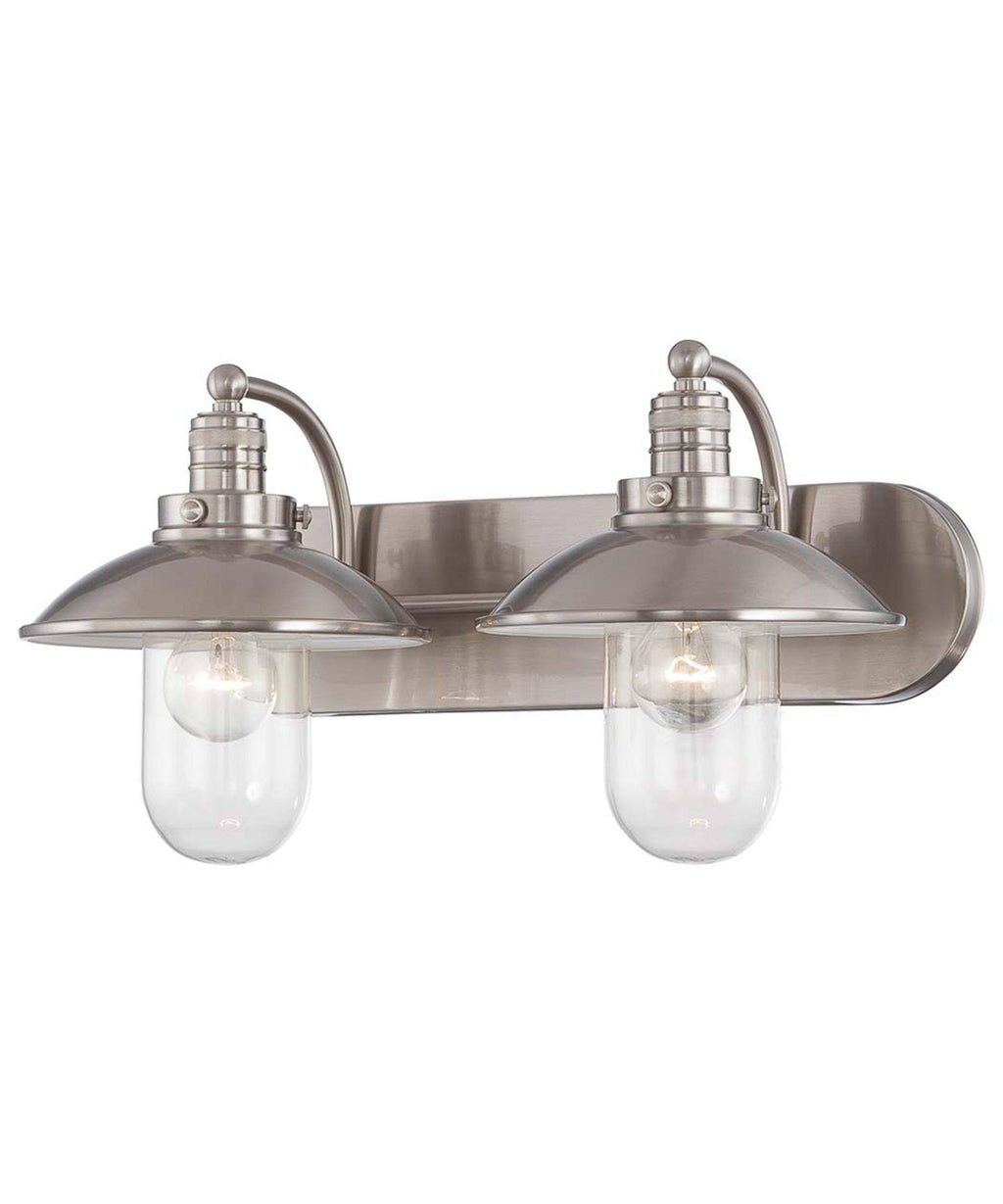 2 Light Bath Brushed Nickel H74985