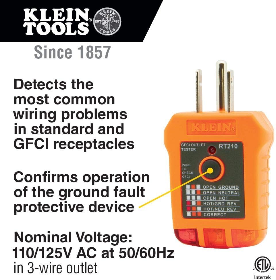 Non-Contact Voltage Tester Digital Multimeter Receptacle Tester with Carrying Case H251